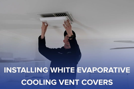 How to Install White Magnetic Evaporative Cooling Vent Covers